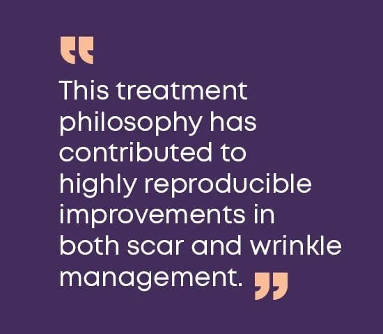 You have also applied RF Plasma to scar treatment. Compared to lasers, what clinical advantages do you see with this technology?
